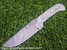 Load image into Gallery viewer, Custom Made Damascus Steel Blankblade.BB-5059
