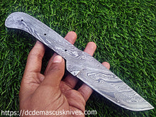 Load image into Gallery viewer, Custom Made Damascus Steel Blankblade.BB-5059
